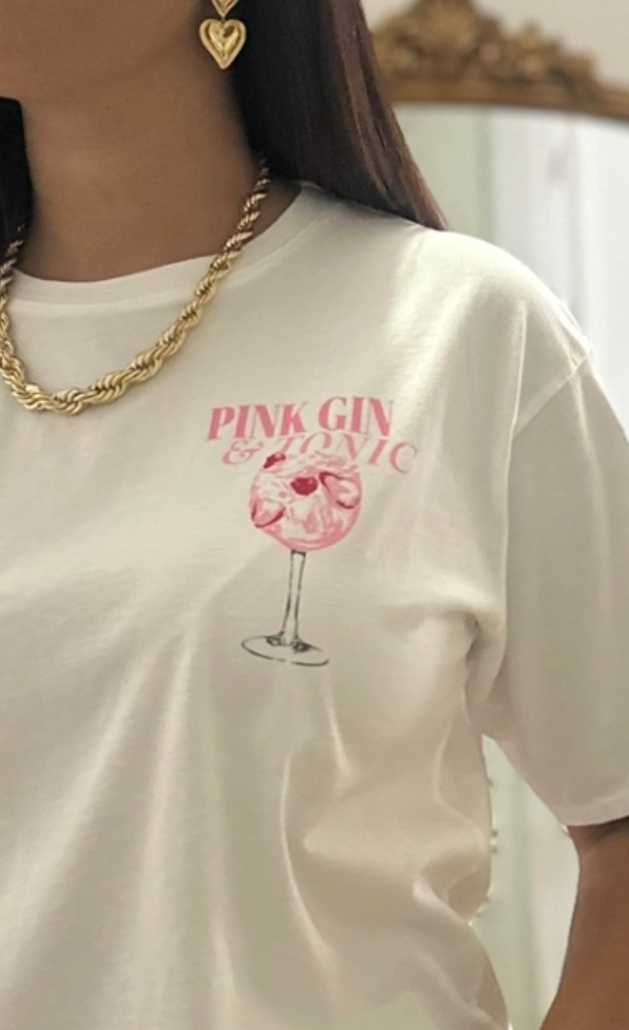 T-shirt Pink tonic