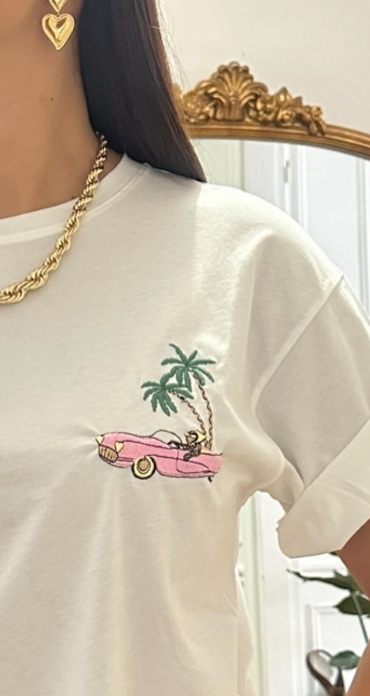 T-shirt Palmier